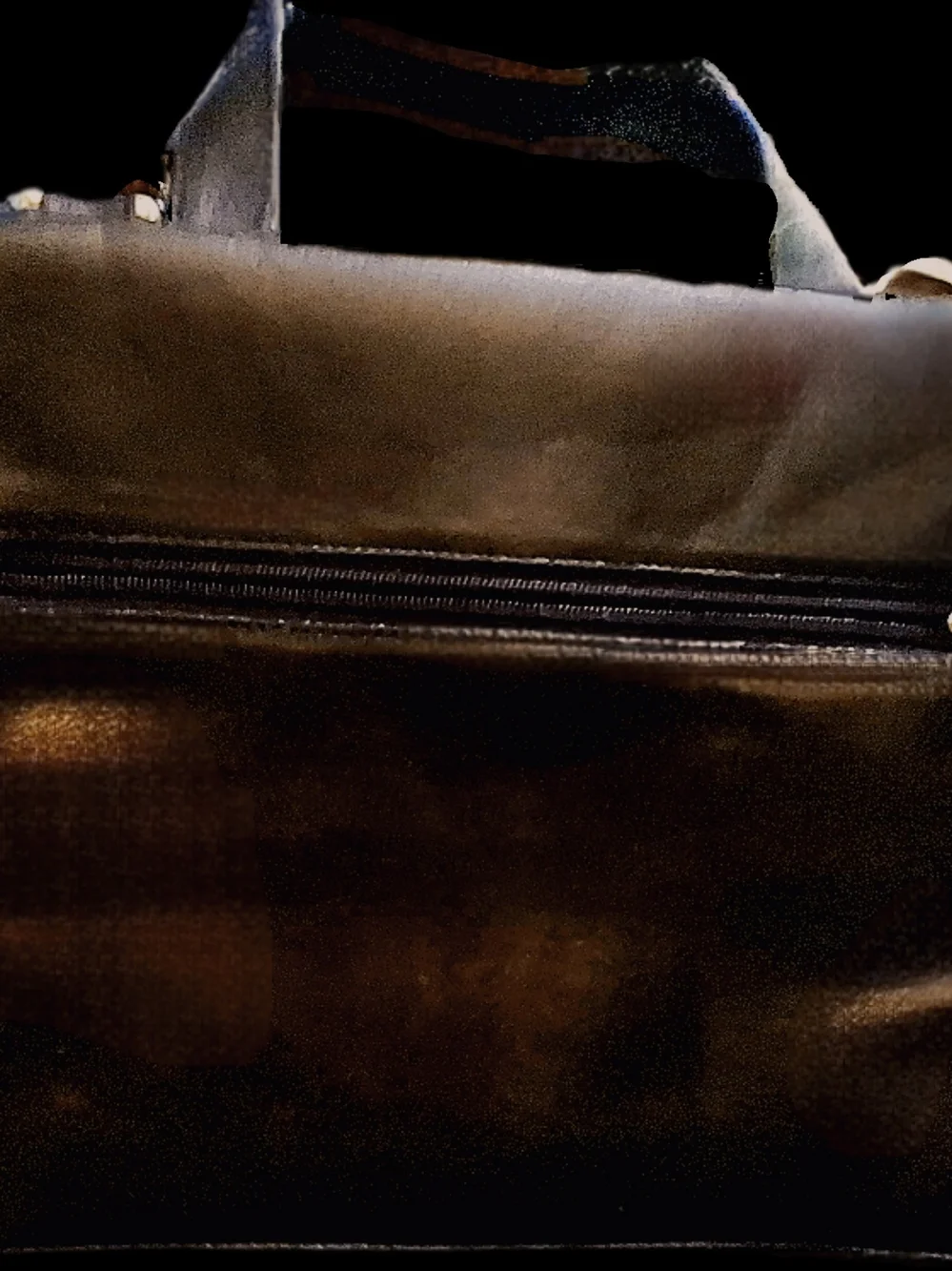 NWT Vintage Wilsons Leather Organizer Crossbody Bag - Espresso Brown